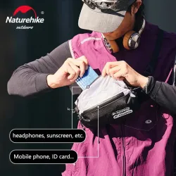 Seria NATUREHIKE Hydrogen: 5L uniwersalna torba na klatkę piersiową, wodoodporna i przenośna